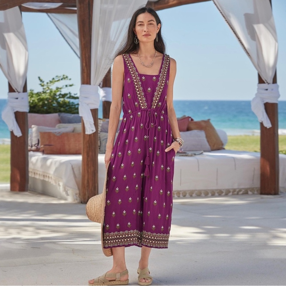 Sundance Amira Embroidered Jumpsuit